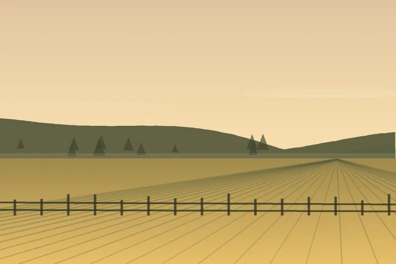 Cluculz Lake Greenhouse — illustration of the farm landscape